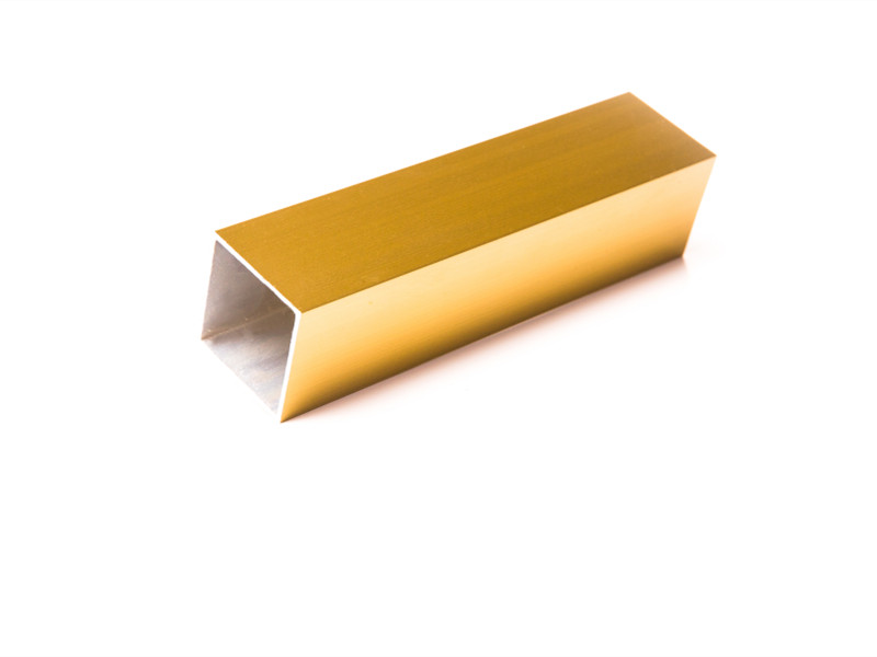Golden Anodized Aluminum Profiles