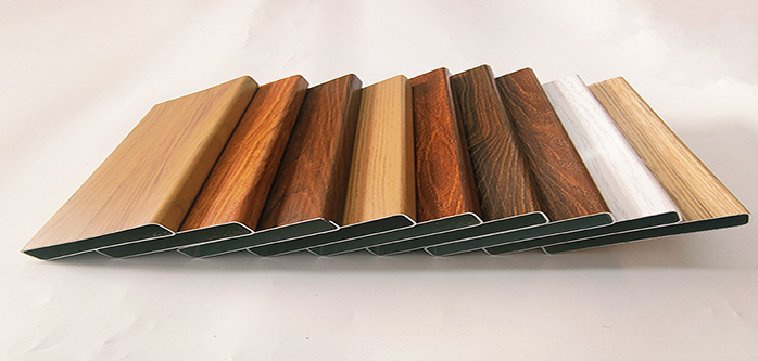 Professional Custom Production of 3D Wood Grain Transfer Aluminum Profiles