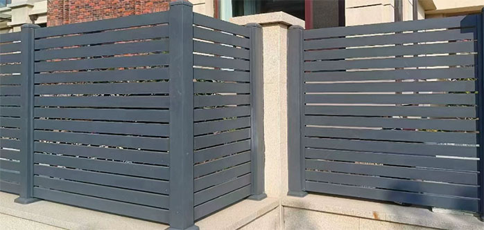Modern Aluminum Garden Fence System - Durable Beautiful Easy to maintain 